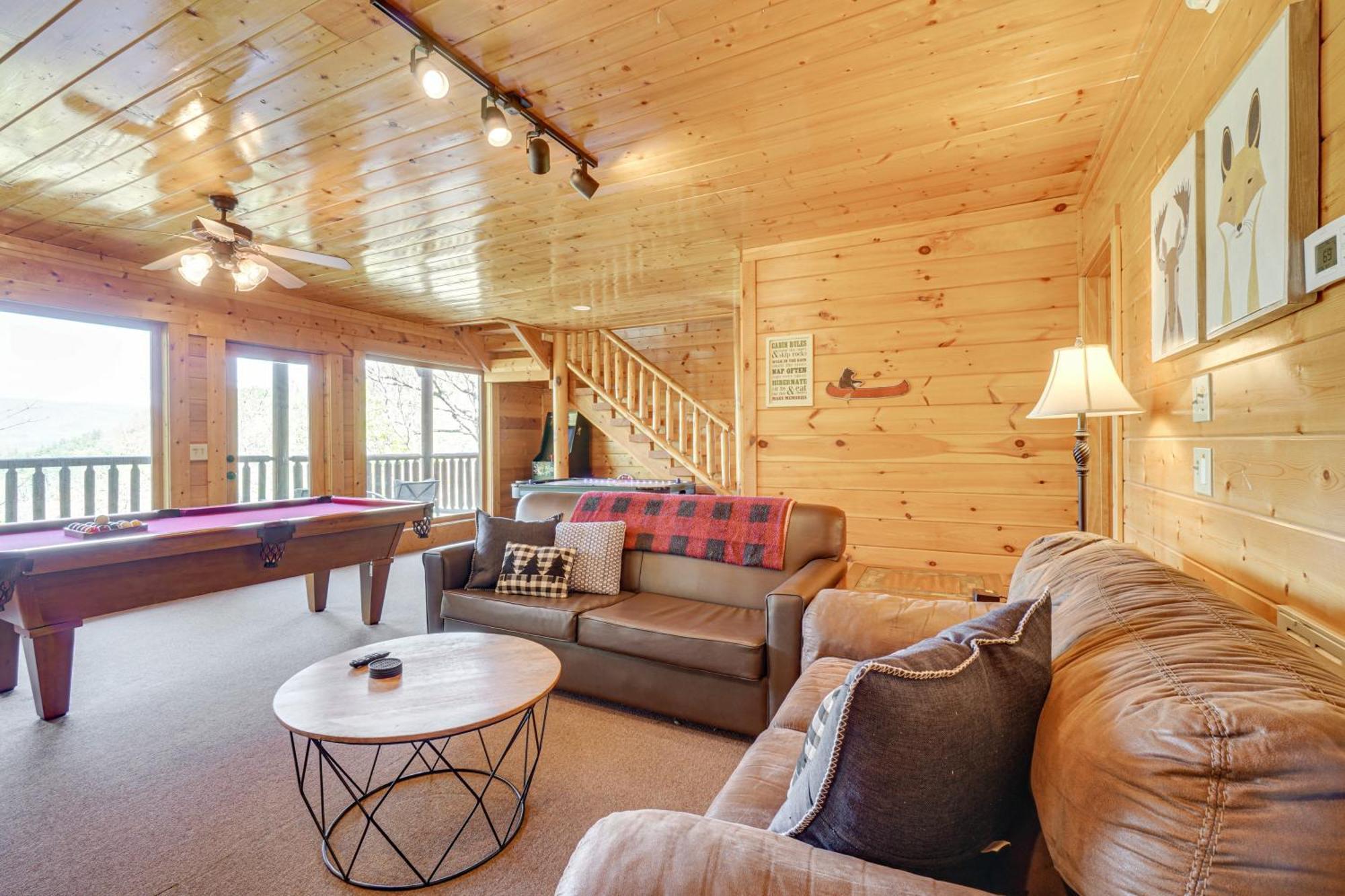 Mountain Dreams Cabin Hot Tub, Sauna And Views! Sevierville Exterior foto