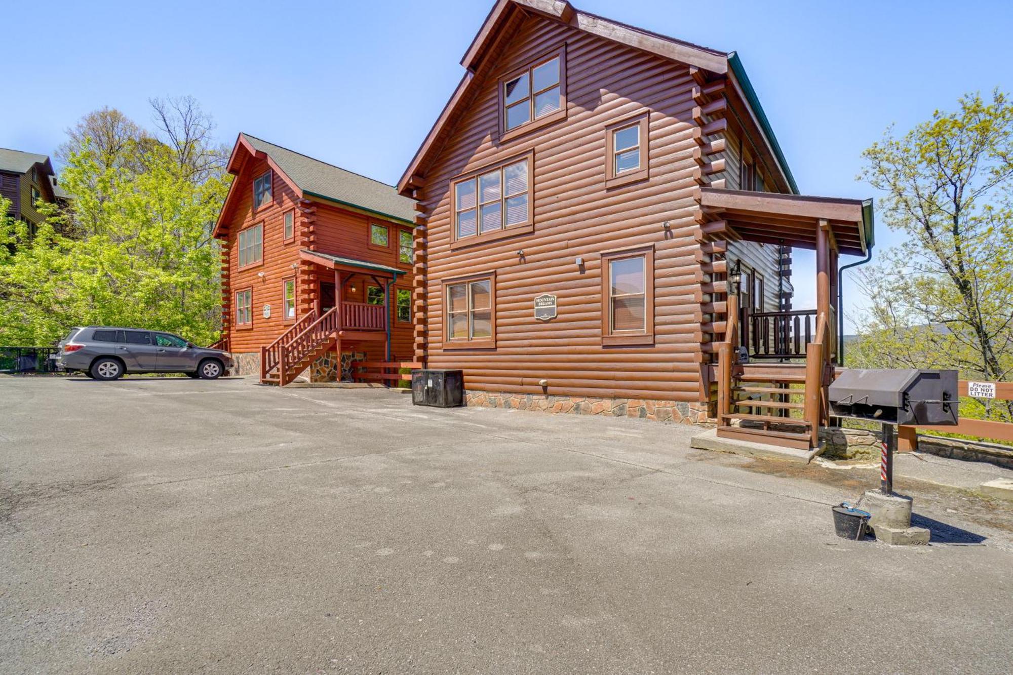 Mountain Dreams Cabin Hot Tub, Sauna And Views! Sevierville Exterior foto